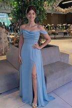 Elegant A Line Floor Length Chiffon Bridesmaid Dress Bridesmaid Dress