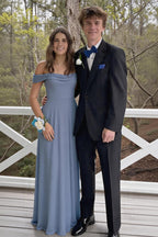 Elegant A Line Maxi Chiffon Bridesmaid Dress Bridesmaid Dress