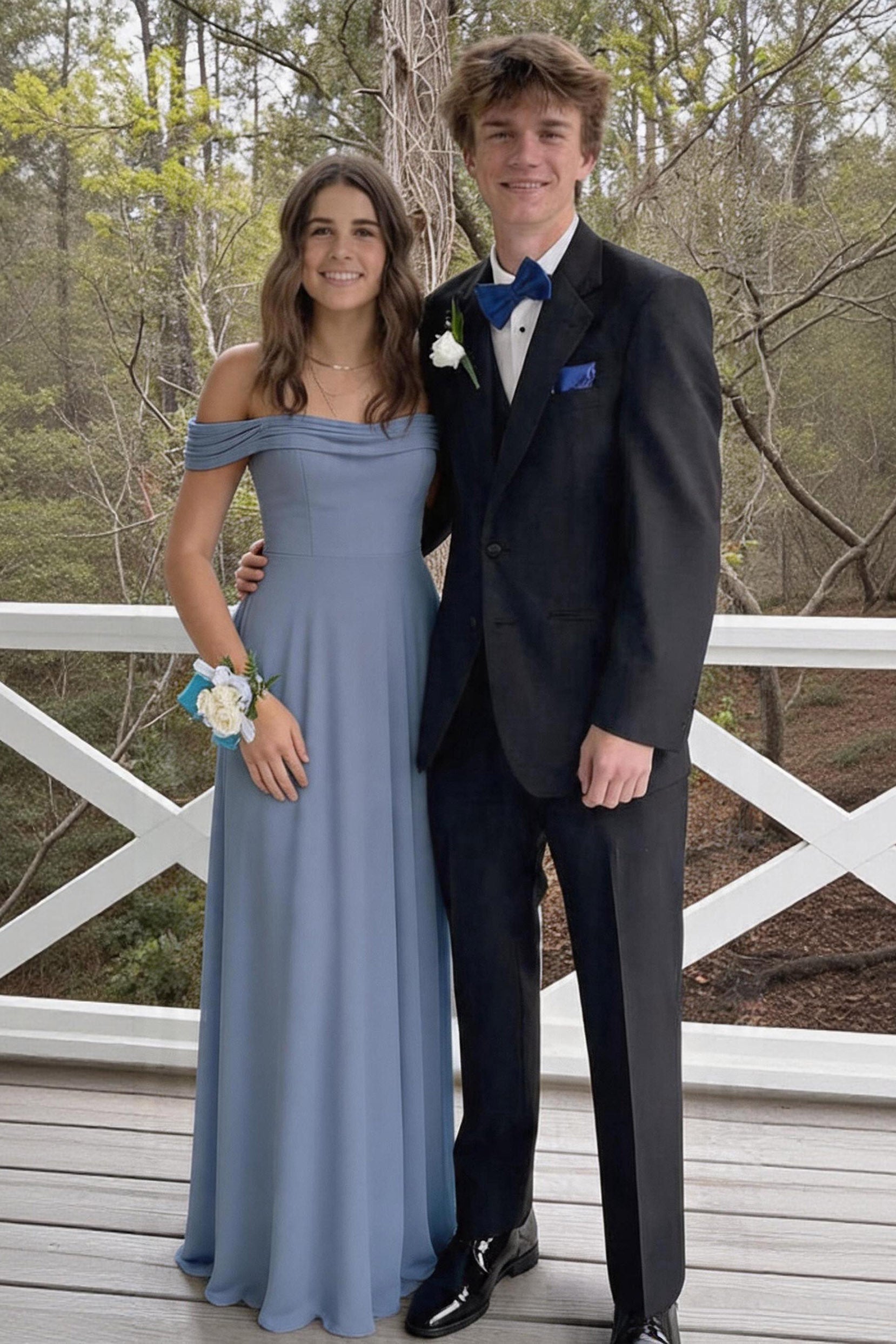 Elegant A Line Maxi Chiffon Bridesmaid Dress Bridesmaid Dress