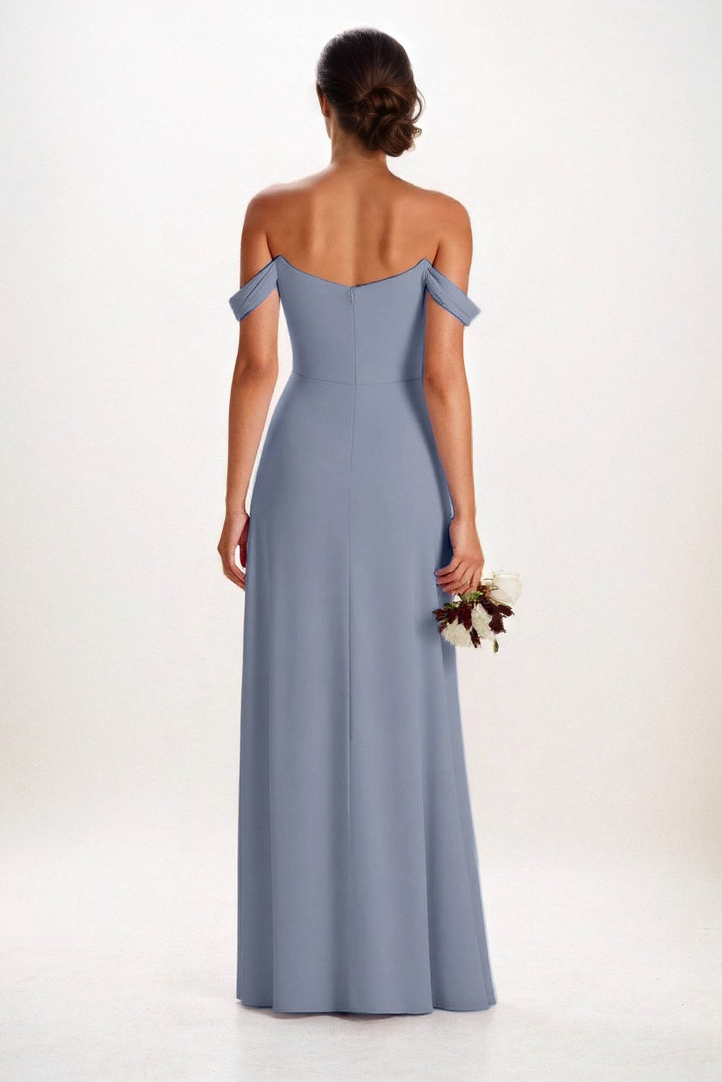 Elegant A Line Maxi Chiffon Bridesmaid Dress Bridesmaid Dress