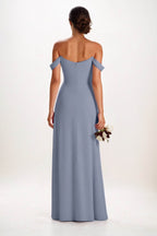 Elegant A Line Maxi Chiffon Bridesmaid Dress Bridesmaid Dress