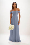 Elegant A Line Maxi Chiffon Bridesmaid Dress Bridesmaid Dress