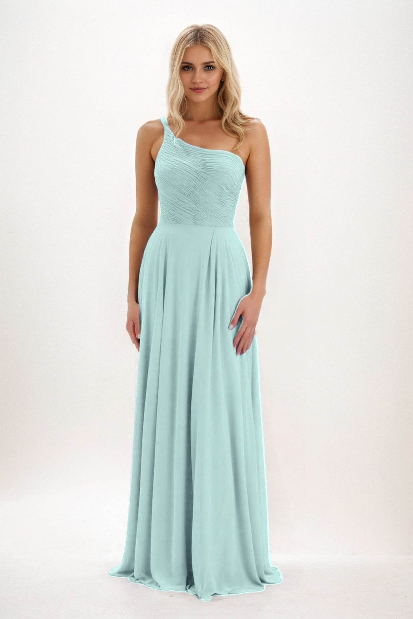 Elegant A Line Maxi Chiffon Bridesmaid Dress Bridesmaid Dress