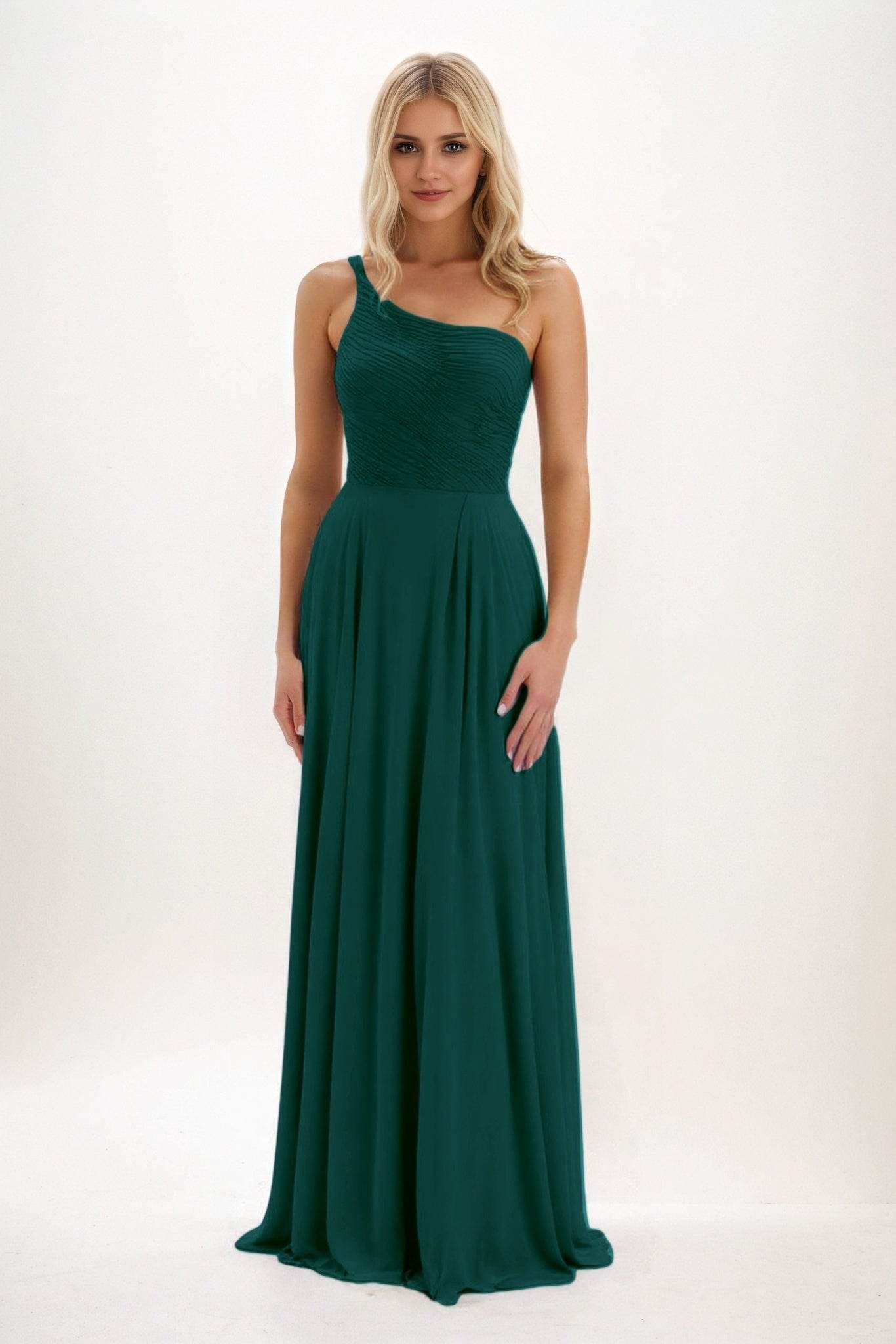 Elegant A Line Maxi Chiffon Bridesmaid Dress Bridesmaid Dress