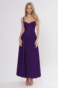 Elegant A Line/Two Piece Ankle Length Soft Satin Bridesmaid Dress CG0311BM Bridesmaid Dress