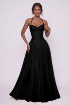 Elegant A Line Floor length Chiffon Lace Bridesmaid Dress CG0337BM Bridesmaid Dress