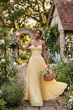 Elegant A Line Floor length Chiffon Lace Bridesmaid Dress CG0337BM Bridesmaid Dress