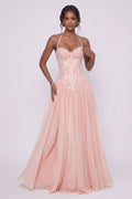 Elegant A Line Floor length Chiffon Lace Bridesmaid Dress CG0337BM Bridesmaid Dress