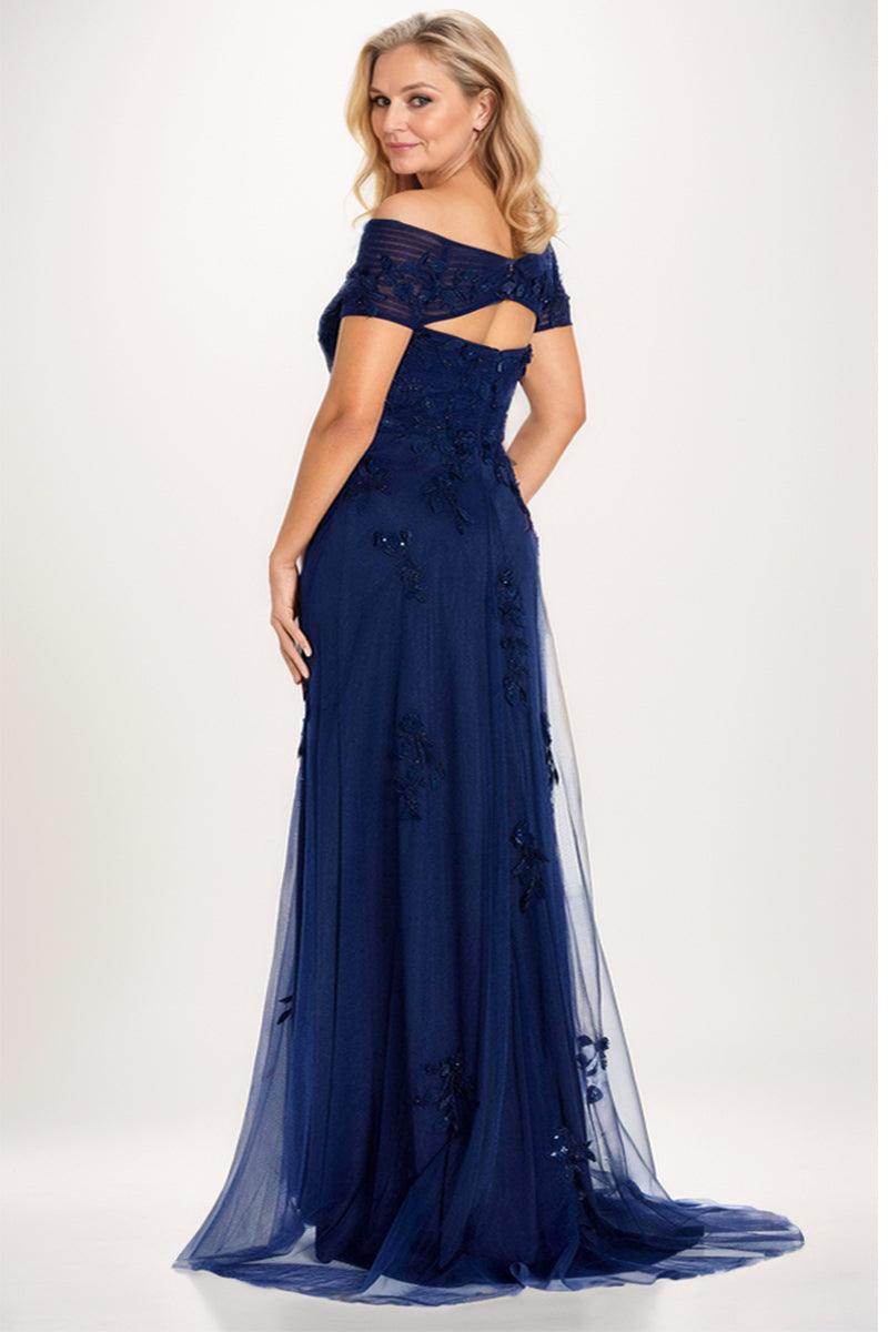 Elegant A line Maxi Tulle Mother Dress Mother of the Bride Dress