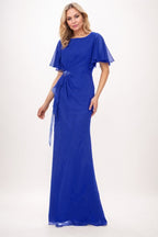 Elegant Sheath Column Maxi Chiffon Mother Dress Mother of the Bride Dress