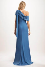 Elegant Mermaid Maxi Elastic Silk like Satin Mother Of The Bride Dress Mother of the Bride Dress