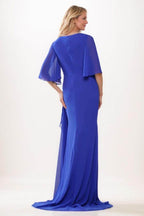Elegant Trumpet Mermaid Maxi Chiffon Mother Of The Bride Dress Mother of the Bride Dress