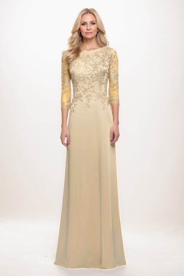 Elegant A Line Maxi Chiffon Mother Of The Bride Dress Mother of the Bride Dress