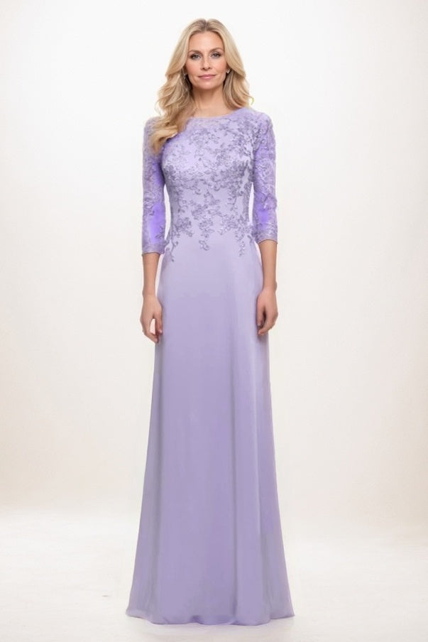 Elegant A Line Maxi Chiffon Mother Of The Bride Dress Mother of the Bride Dress