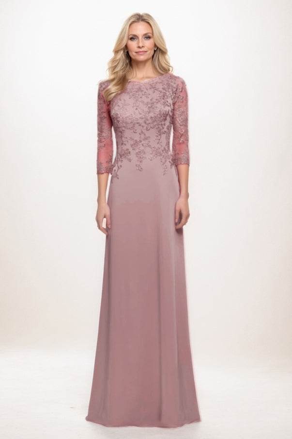 Elegant A Line Maxi Chiffon Mother Of The Bride Dress Mother of the Bride Dress