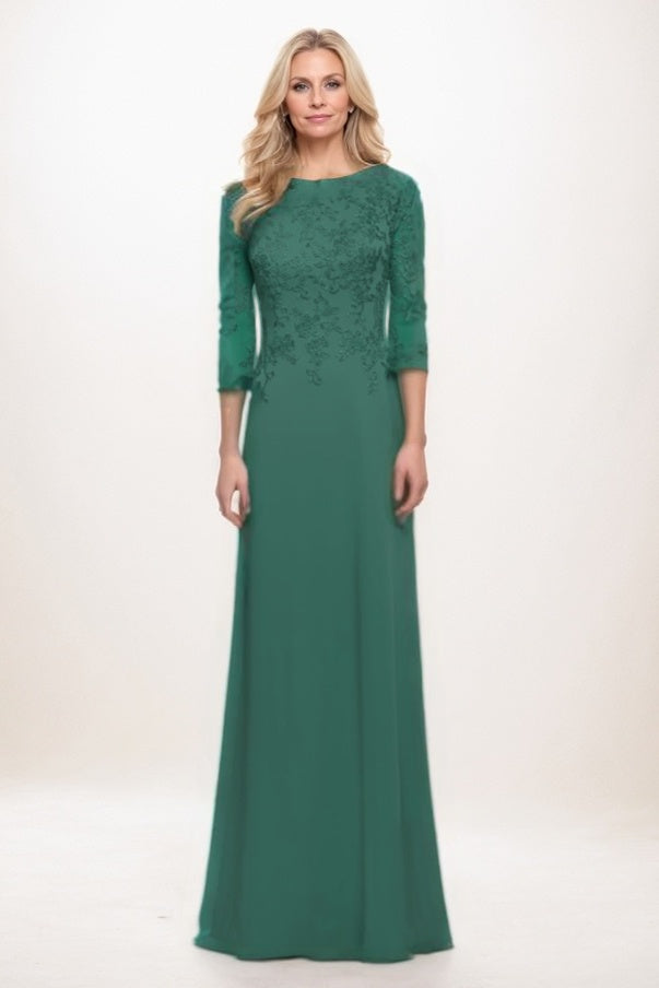 Elegant A Line Maxi Chiffon Mother Of The Bride Dress Mother of the Bride Dress