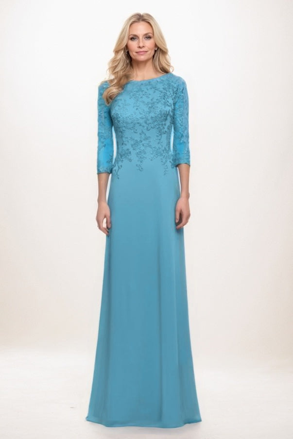 Elegant A Line Maxi Chiffon Mother Of The Bride Dress Mother of the Bride Dress