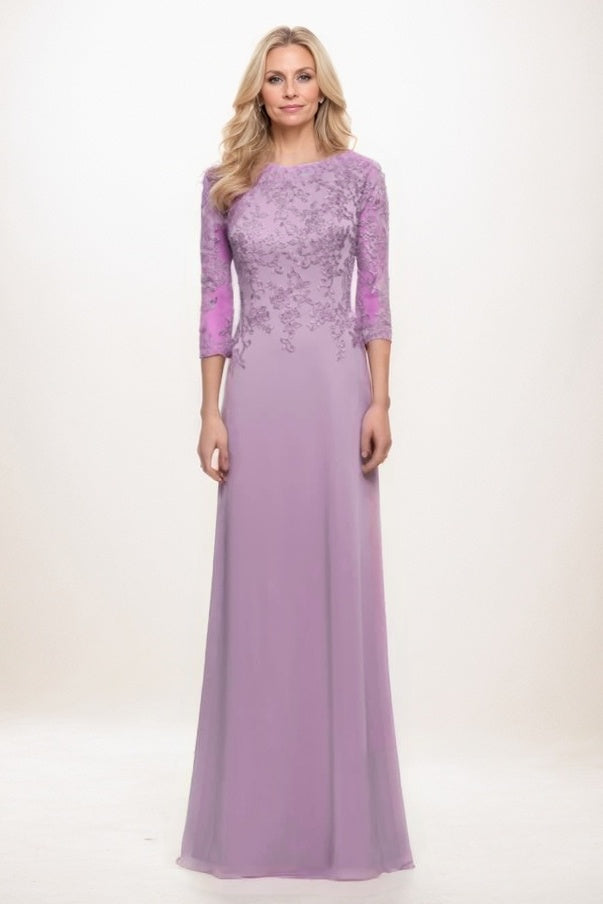 Elegant A Line Maxi Chiffon Mother Of The Bride Dress Mother of the Bride Dress