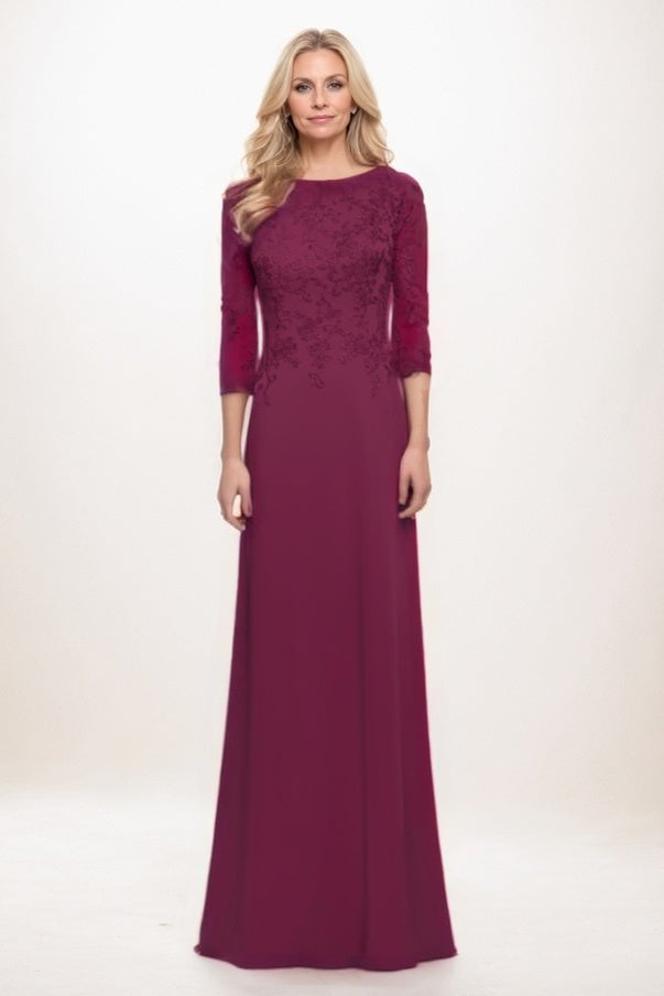 Elegant A Line Maxi Chiffon Mother Of The Bride Dress Mother of the Bride Dress
