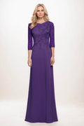 Elegant A Line Maxi Chiffon Mother Of The Bride Dress Mother of the Bride Dress