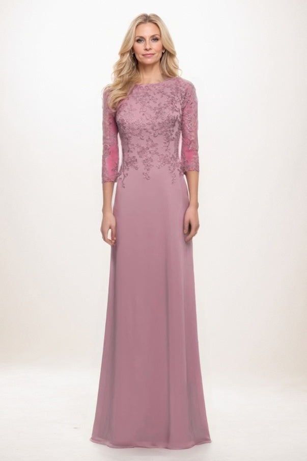 Elegant A Line Maxi Chiffon Mother Of The Bride Dress Mother of the Bride Dress