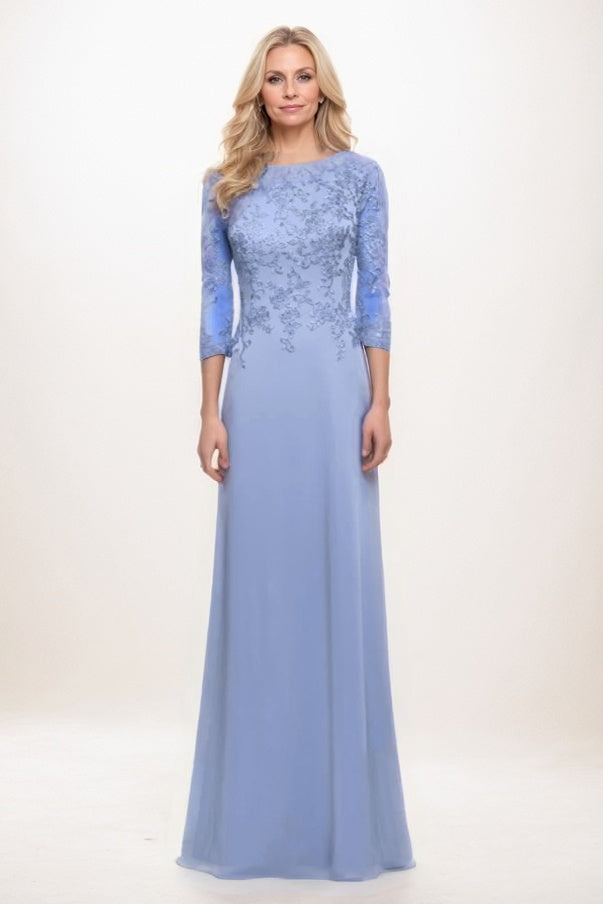 Elegant A Line Maxi Chiffon Mother Of The Bride Dress Mother of the Bride Dress