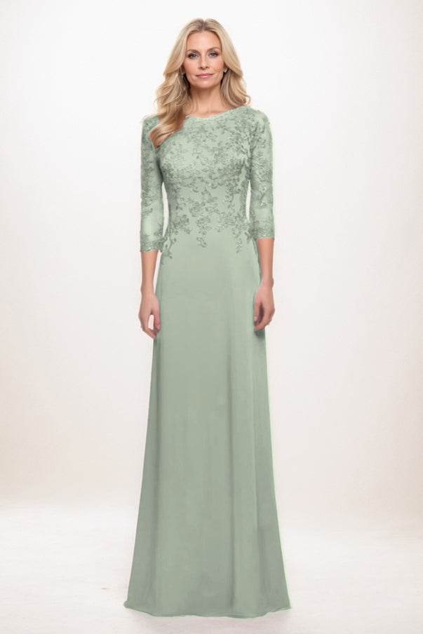 Elegant A Line Maxi Chiffon Mother Of The Bride Dress Mother of the Bride Dress