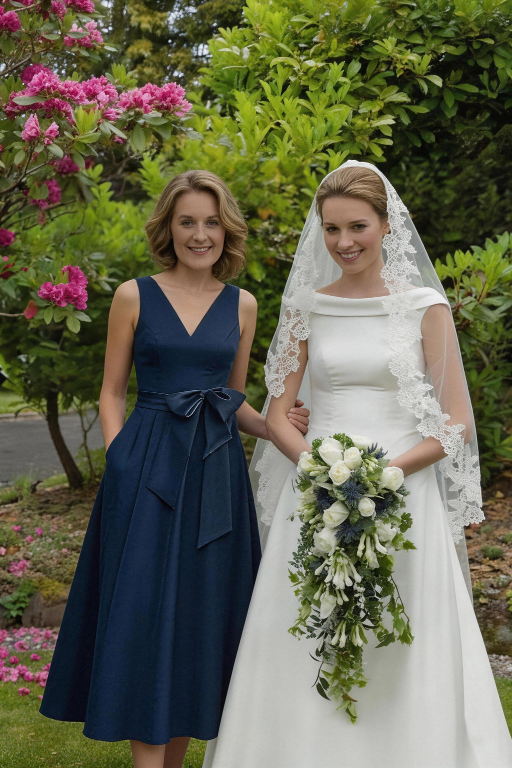 Elegant V Neck Sleeveless Ankle Length Mother of the Bride Dress