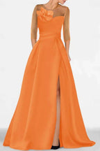 Elegant A Line Sweetheart 3/4 Sleeves High Split Mother of the Bride Dress