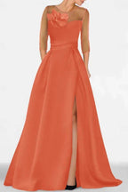 Elegant A Line Sweetheart 3/4 Sleeves High Split Mother of the Bride Dress