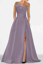 Elegant A Line Sweetheart 3/4 Sleeves High Split Mother of the Bride Dress
