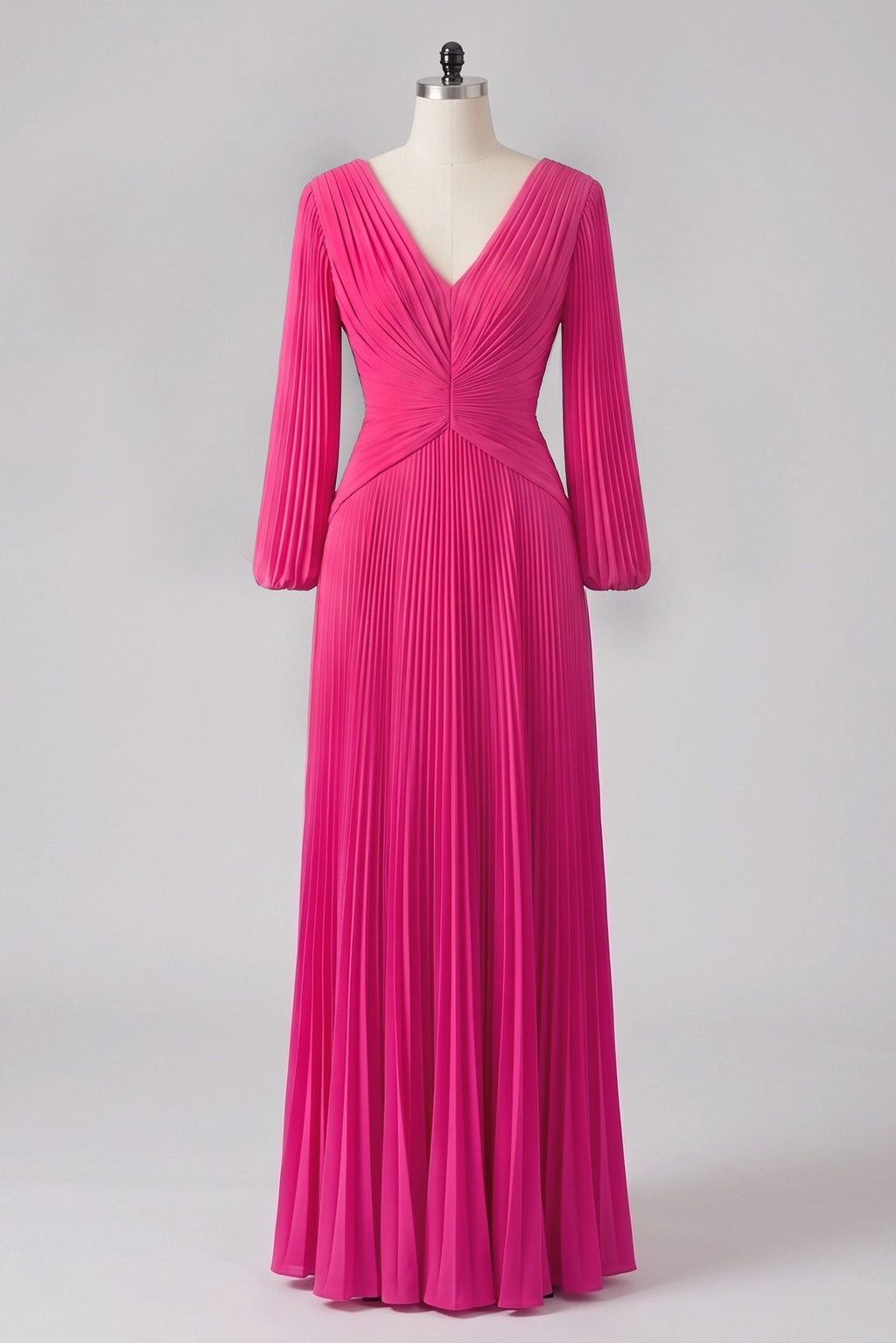 Elegant A Line V Neck with Ruched Mother of the Bride Dress