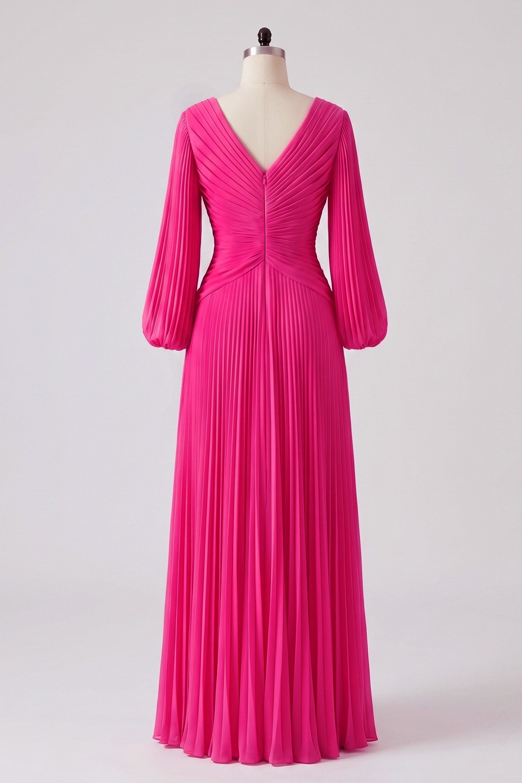 Elegant A Line V Neck with Ruched Mother of the Bride Dress