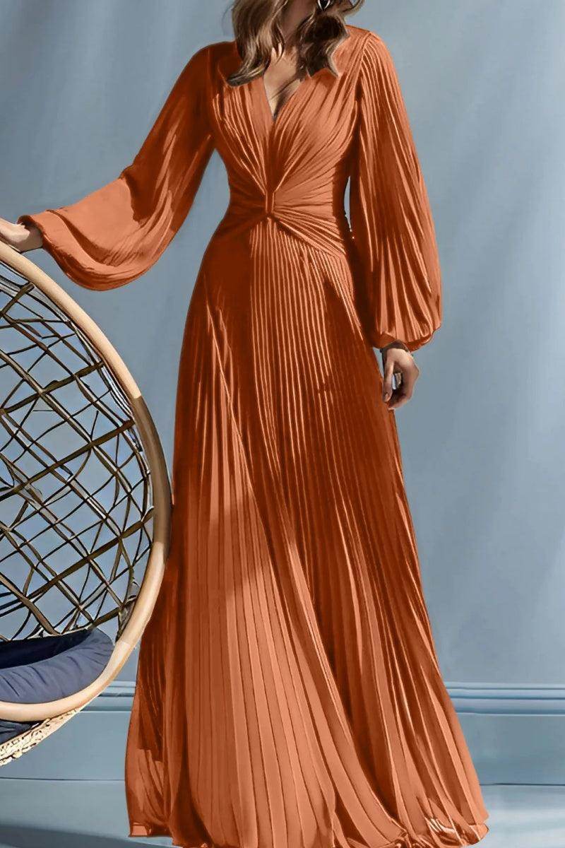 Elegant A Line V Neck with Ruched Mother of the Bride Dress