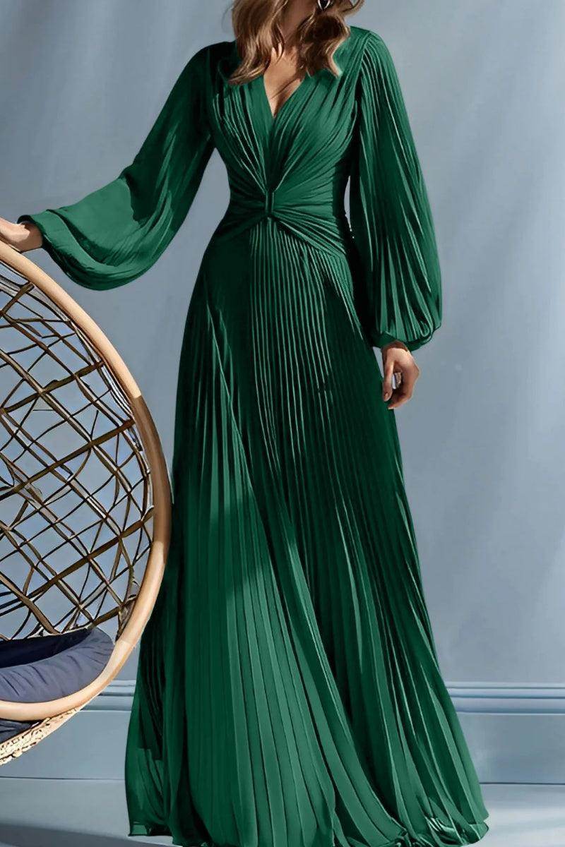 Elegant A Line V Neck with Ruched Mother of the Bride Dress