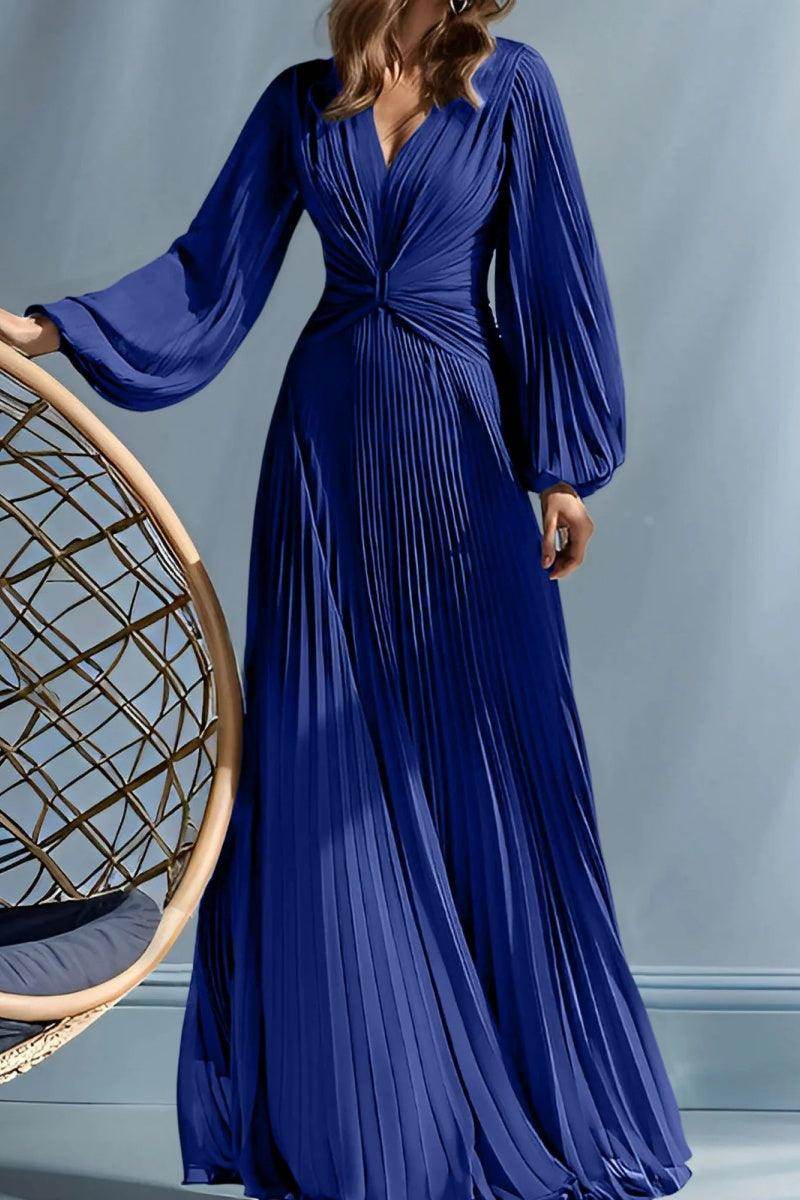 Elegant A Line V Neck with Ruched Mother of the Bride Dress