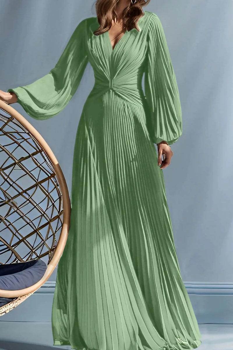 Elegant A Line V Neck with Ruched Mother of the Bride Dress