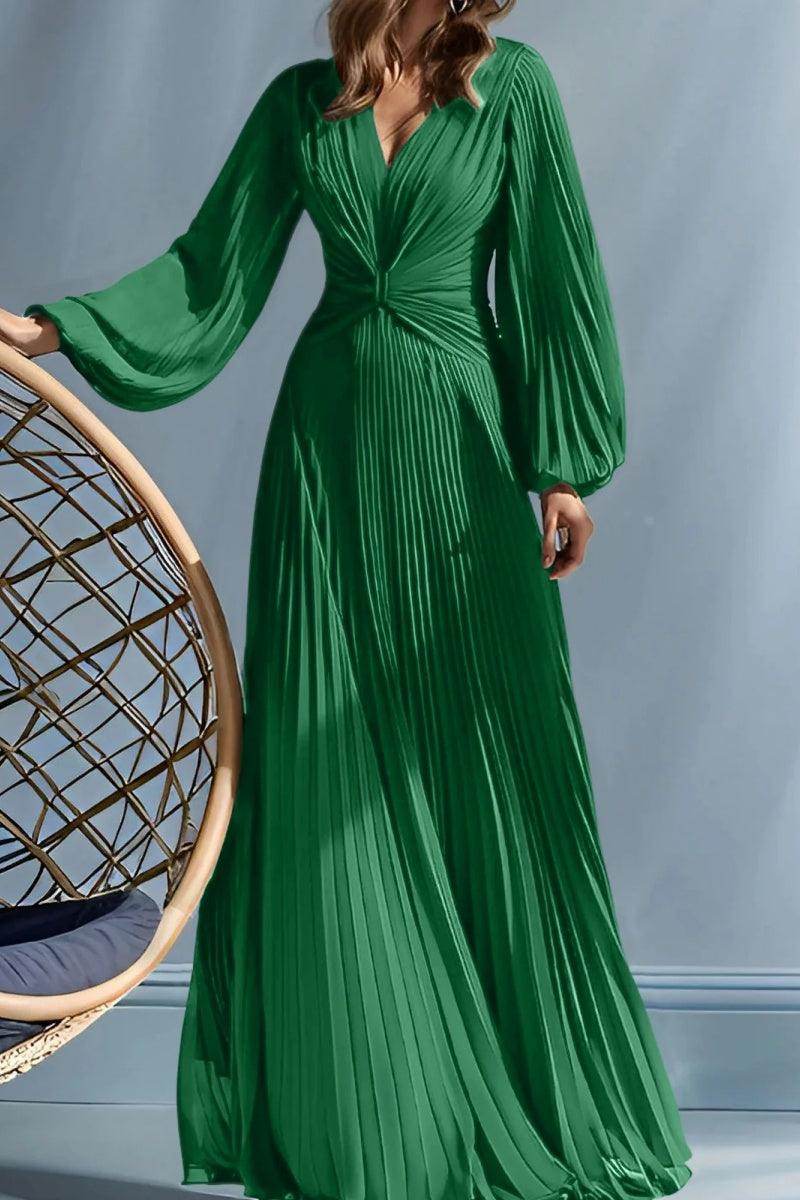 Elegant A Line V Neck with Ruched Mother of the Bride Dress