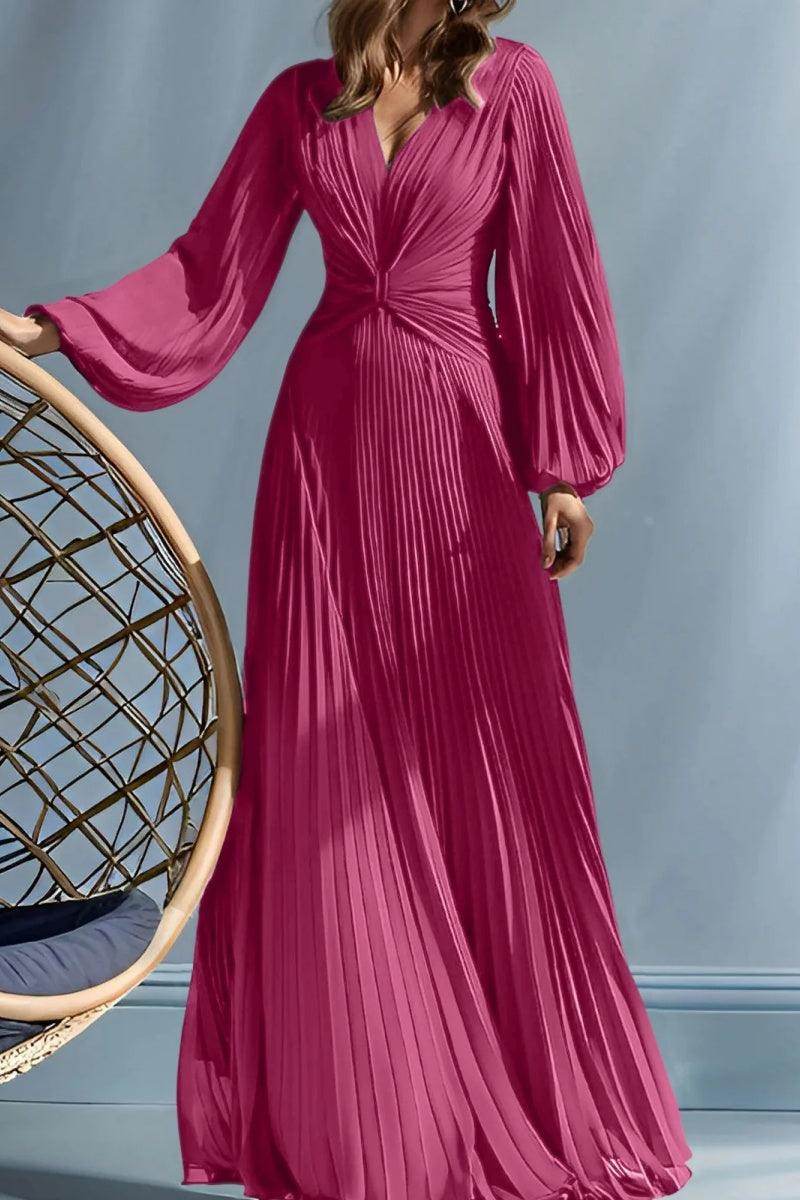 Elegant A Line V Neck with Ruched Mother of the Bride Dress