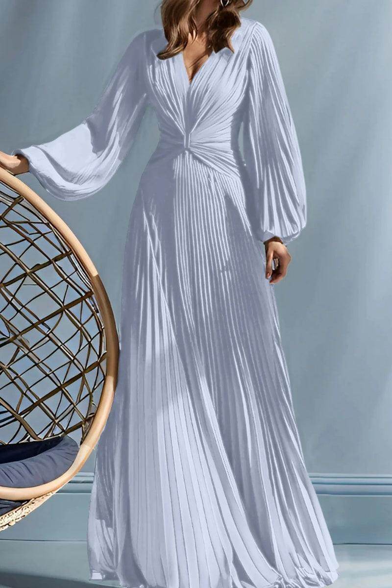 Elegant A Line V Neck with Ruched Mother of the Bride Dress