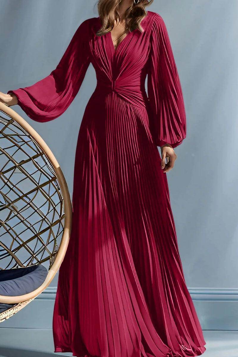 Elegant A Line V Neck with Ruched Mother of the Bride Dress