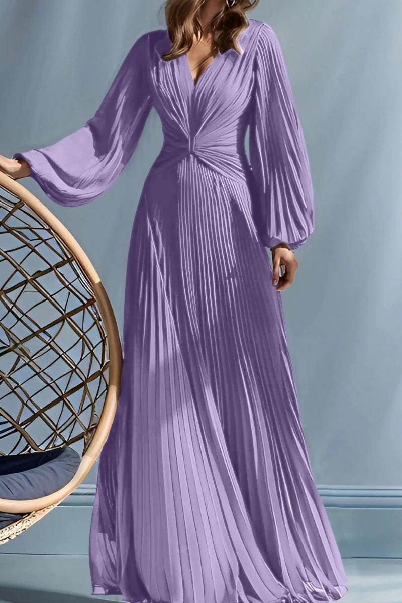 Elegant A Line V Neck with Ruched Mother of the Bride Dress