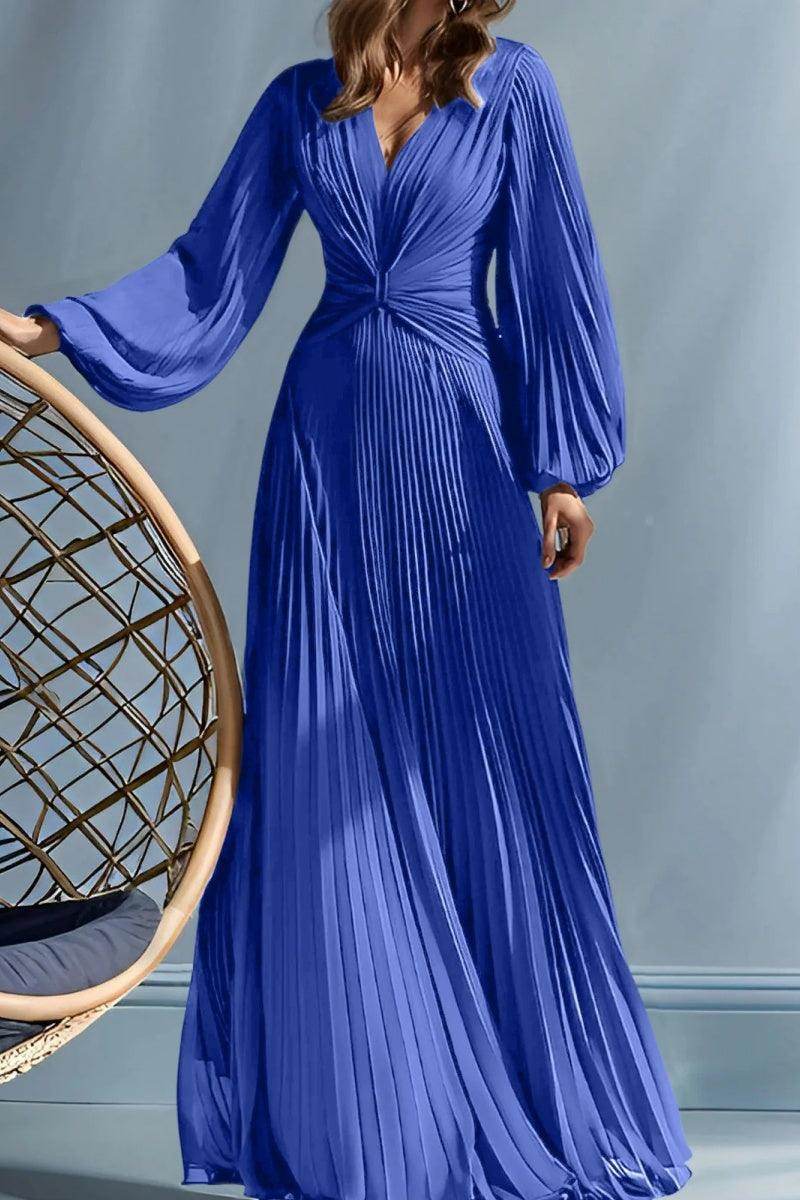 Elegant A Line V Neck with Ruched Mother of the Bride Dress