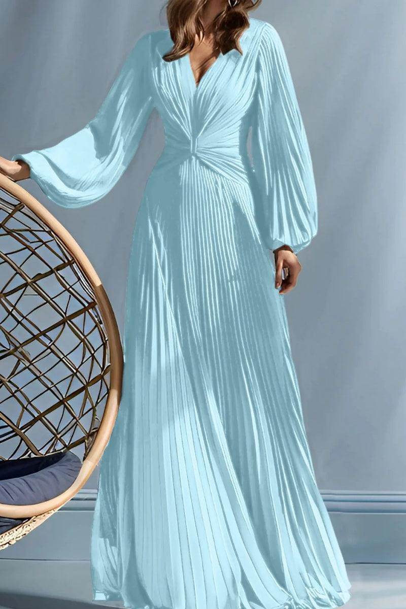 Elegant A Line V Neck with Ruched Mother of the Bride Dress
