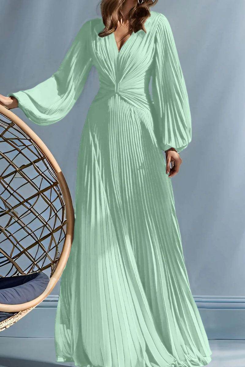Elegant A Line V Neck with Ruched Mother of the Bride Dress