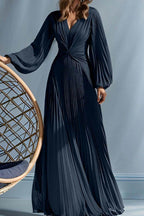 Elegant A Line V Neck with Ruched Mother of the Bride Dress