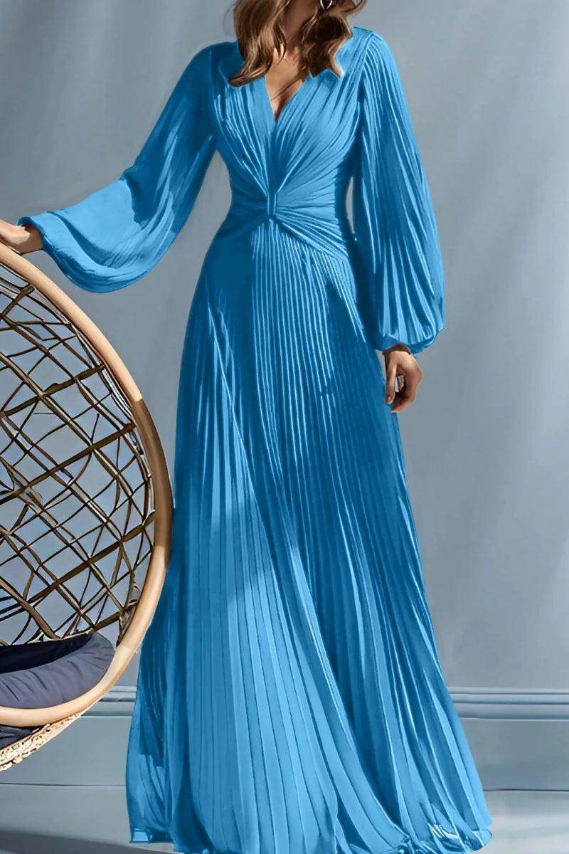 Elegant A Line V Neck with Ruched Mother of the Bride Dress
