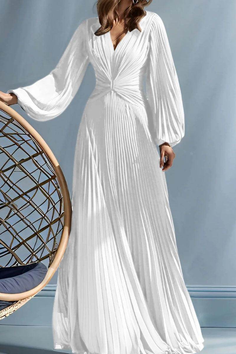 Elegant A Line V Neck with Ruched Mother of the Bride Dress