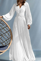 Elegant A Line V Neck with Ruched Mother of the Bride Dress
