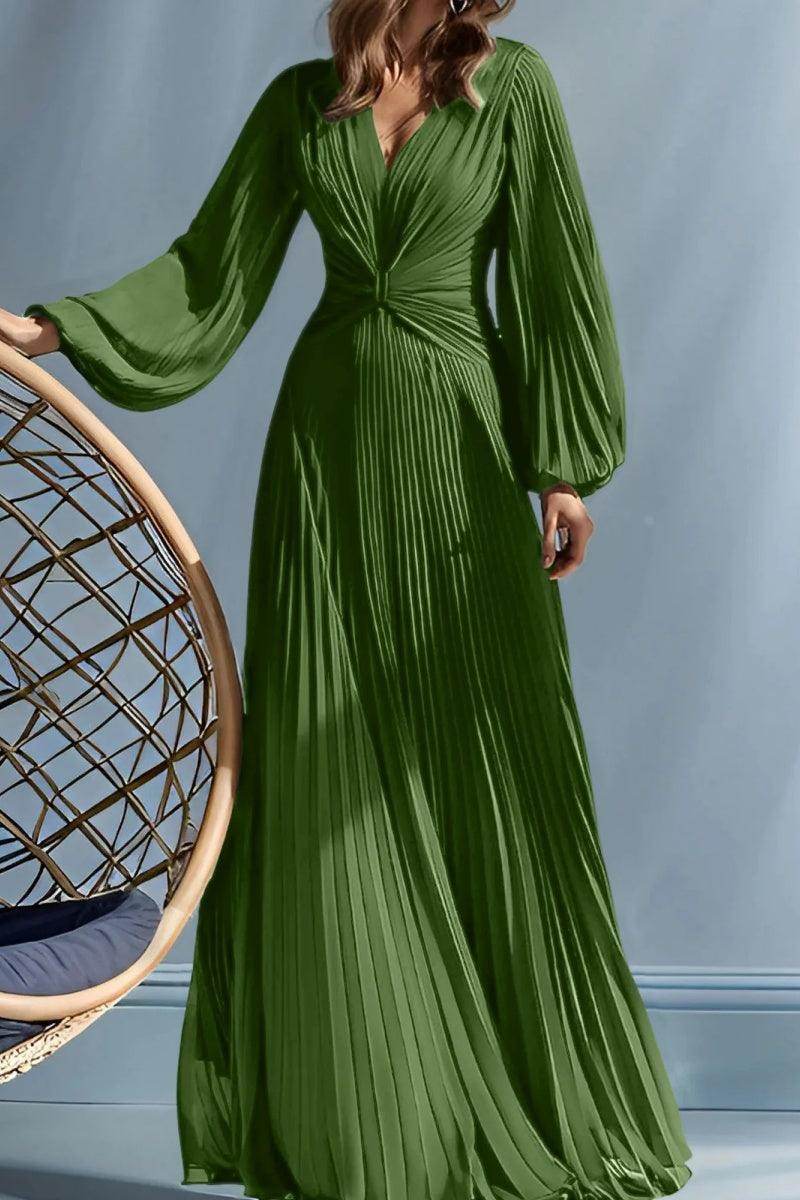 Elegant A Line V Neck with Ruched Mother of the Bride Dress